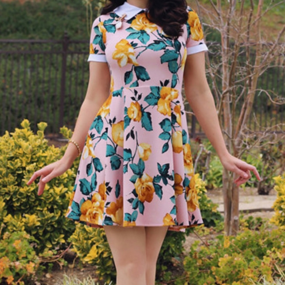 Smak Parlor short sleeved fit&flare dress-spring!!